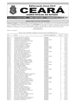 diário oficial do estado série 3 ano iv nº242 fortaleza, 21