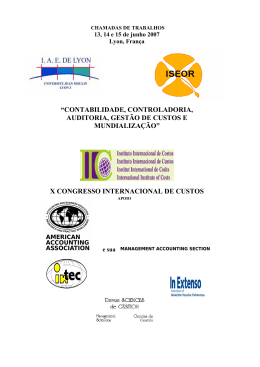 13, 14 e 15 de junho 2007