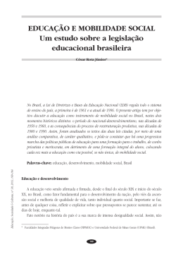 Um estudo sobre a legislação educacional brasileira