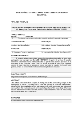 iv semin&aacute;rio internacional sobre desenvolvimento regional