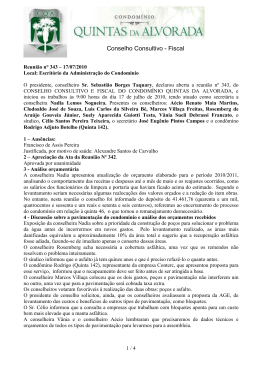 Conselho Consultivo - Fiscal