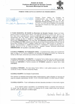 Estado de Goiás Prefeitura Municipal de Senador Canedo