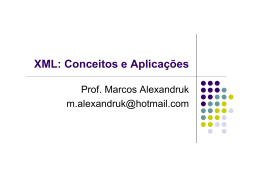 XML: Conceitos e Aplicações