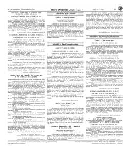 Portaria Conjunta n&ordm; 4, de 25 de outubro de 2011