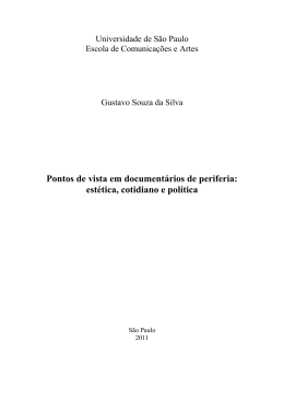 Gustavo Souza da Silva - Biblioteca Digital de Teses e Dissertações