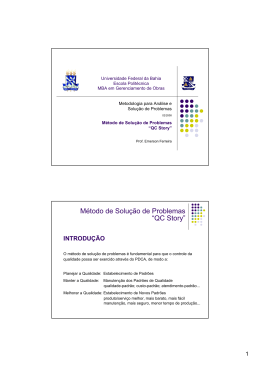 (Microsoft PowerPoint - Metodologia para An\341lise e Solu\347