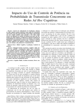 Impacto do Uso de Controle de Pot&ecirc;ncia na Probabilidade de