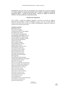 Operacional (Refë A - Auxiliar de Serviços Gerais