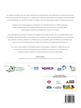 Educa&ccedil;&atilde;o popular em seguran&ccedil;a alimentar e nutricional