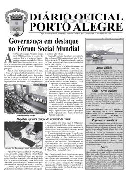 di&aacute;rio oficial porto alegre