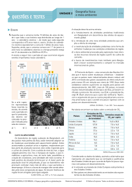 Quest&otilde;es e testes