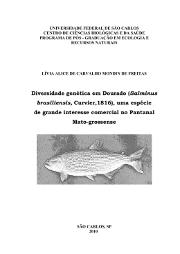 Salminus brasiliensis, Curvier,1816 - UFSCar