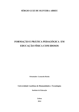 forma&ccedil;&atilde;o e pr&aacute;tica pedag&oacute;gica em educa&ccedil;&atilde;o f&iacute;sica com