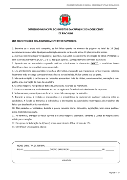 processo unificado de escolha do conselho tutelar de riachuelo