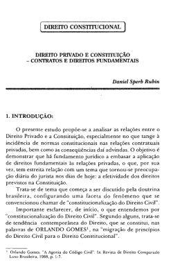 Direito Privado e Constituicao - Contratos e direitos