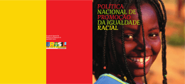 Pol&iacute;tica Nacional de Promo&ccedil;&atilde;o da Igualdade Racial
