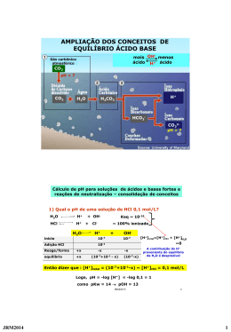 AMPLIA&Ccedil;&Atilde;O DOS CONCEITOS DE EQU&Iacute;L&Iacute;BRIO &Aacute;CIDO BASE