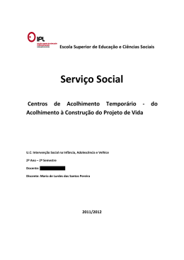Servi&ccedil;o Social Servi&ccedil;o Social