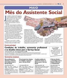 Mês do Assistente Social - CRESS-RJ