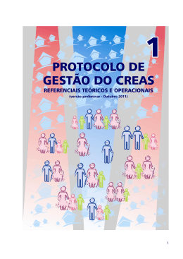 Protocolo de Gestão do CREAS - 2011