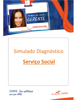 Simulado Diagnóstico Serviço Social