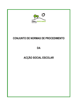 acção social escolar - Câmara Municipal de Sobral de Monte Agraço