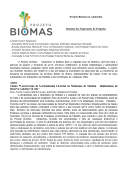 Projeto Biomas - Canal do Produtor