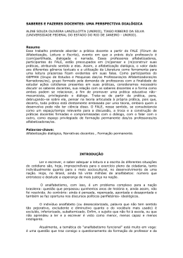 aline souza oliveira lanzillotta - Associa&ccedil;&atilde;o de Leitura do Brasil