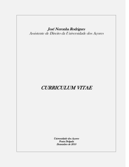 Jos&eacute; Noronha Rodrigues - Universidade dos A&ccedil;ores