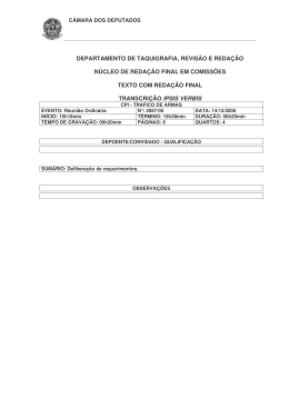 14-12-05 - C&acirc;mara dos Deputados