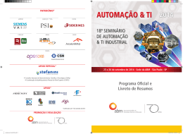 2014 Programa Oficial e Livreto de Resumos