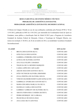 resultado final do ensino m&eacute;dio e t&eacute;cnico programa de