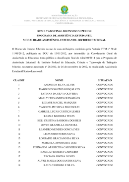 RESULTADO FINAL ASSISTENCIA ESTUDANTIL ensino