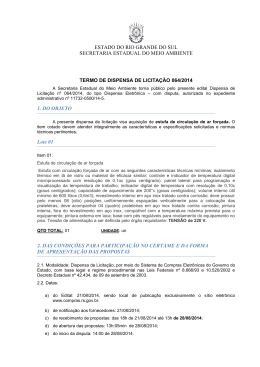 ESTADO DO RIO GRANDE DO SUL SECRETARIA ESTADUAL DO