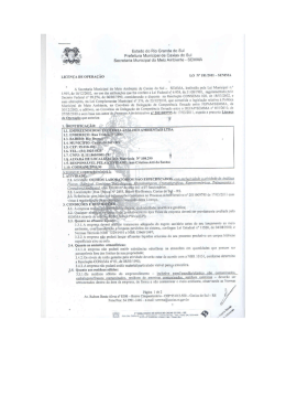 Licen&ccedil;a de Opera&ccedil;&atilde;o-SEMMA