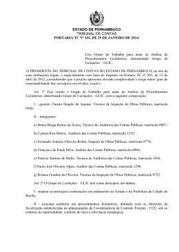 Fa&ccedil;a aqui o completo da portaria em PDF