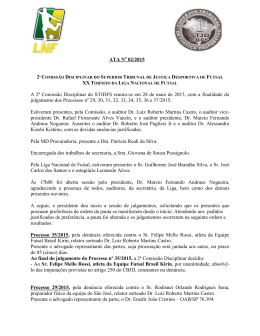 Ata 03-2015 - Liga Futsal