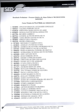 Resultado Preliminar