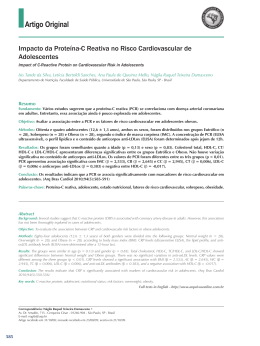 Impacto da Proteína-C Reativa no Risco Cardiovascular de