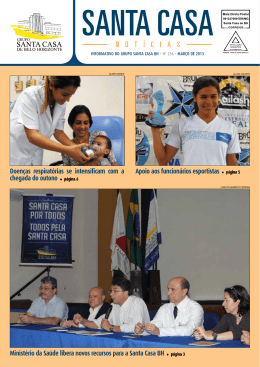 Santa Casa Notícias - Edição 256 - Março de 2013
