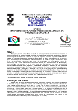 XIII Encontro de Inicia&ccedil;&atilde;o Cient&iacute;fica IX Mostra de P&oacute;s