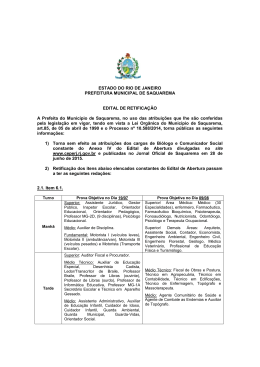 retificação - Prefeitura de Saquarema