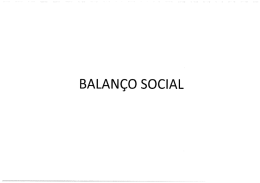 Balanço Social 2014 - Câmara Municipal Castelo Branco