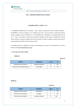 - Eletrobras Distribui&ccedil;&atilde;o Alagoas