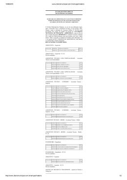 Homologa&ccedil;&atilde;o do Concurso