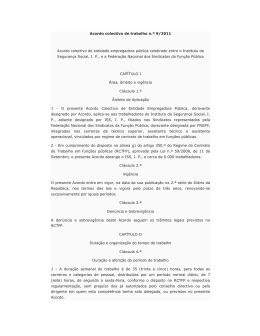 Acordo colectivo de trabalho n.º 9/2011 Acordo colectivo de