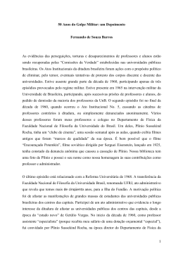 Fernando de Souza Barros - Instituto de Física / UFRJ