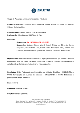 Quest&otilde;es Controversas de Tributa&ccedil;&atilde;o das Empresas