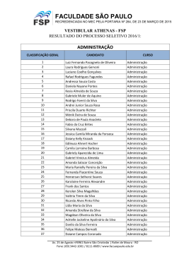educa&ccedil;&atilde;o f&iacute;sica - Faculdade S&atilde;o Paulo