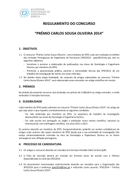 regulamento do concurso “prémio carlos sousa oliveira